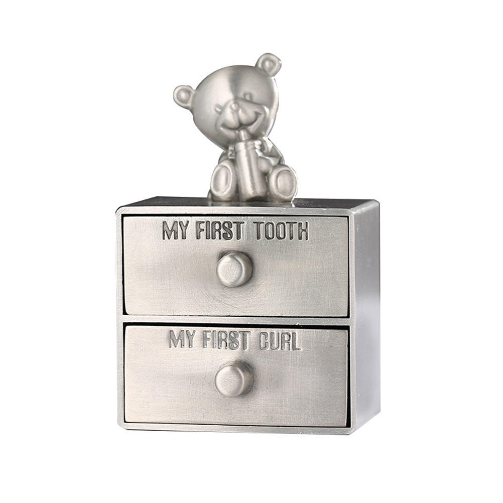 Baby Keepsake Box - 아기 치아 보관함 2단 서랍 디자인,