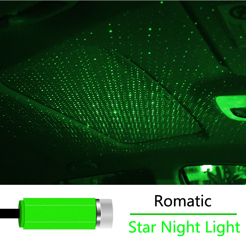 Night Light Projector Stars - 조정 가능한 자동 USB 장식 램프