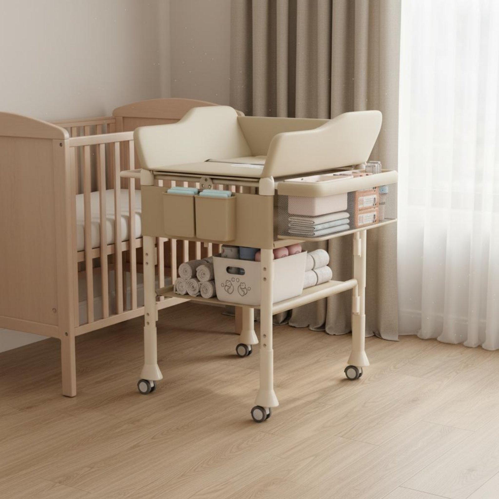 Baby Nursery Table - 아기 목욕 및 기저귀 교환대 2