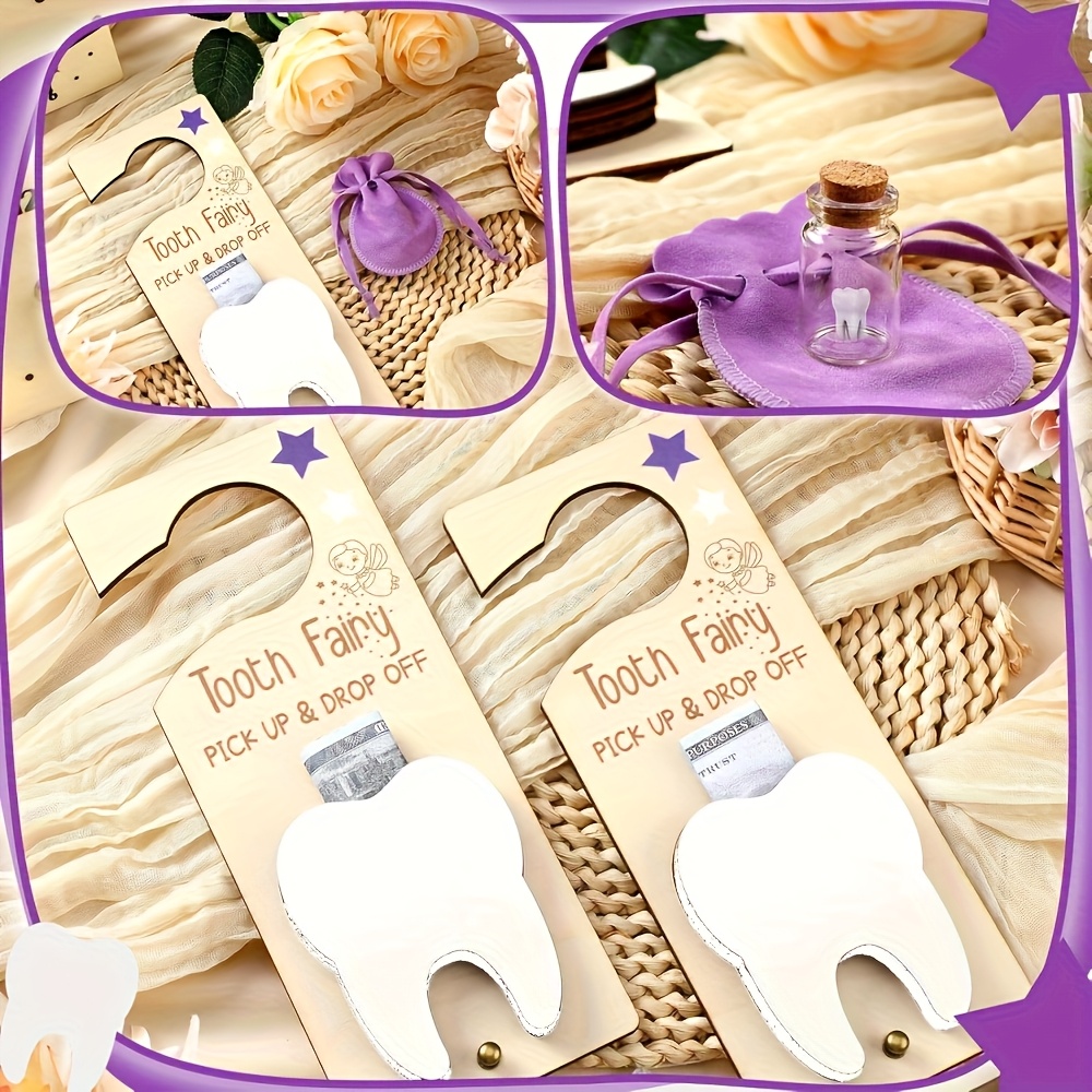Baby Keepsake Box - 치아요정 문패 장식, 유치 보관함 세트