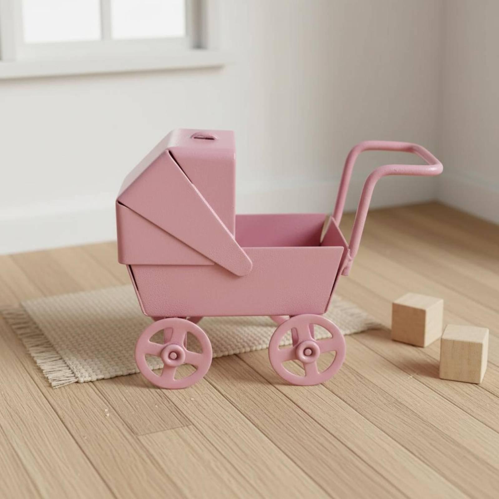 인형 유모차 유럽 스타일 미니어처 유모차 인형 집 가구 - Baby Nursery Accessories 리뷰 및 가격