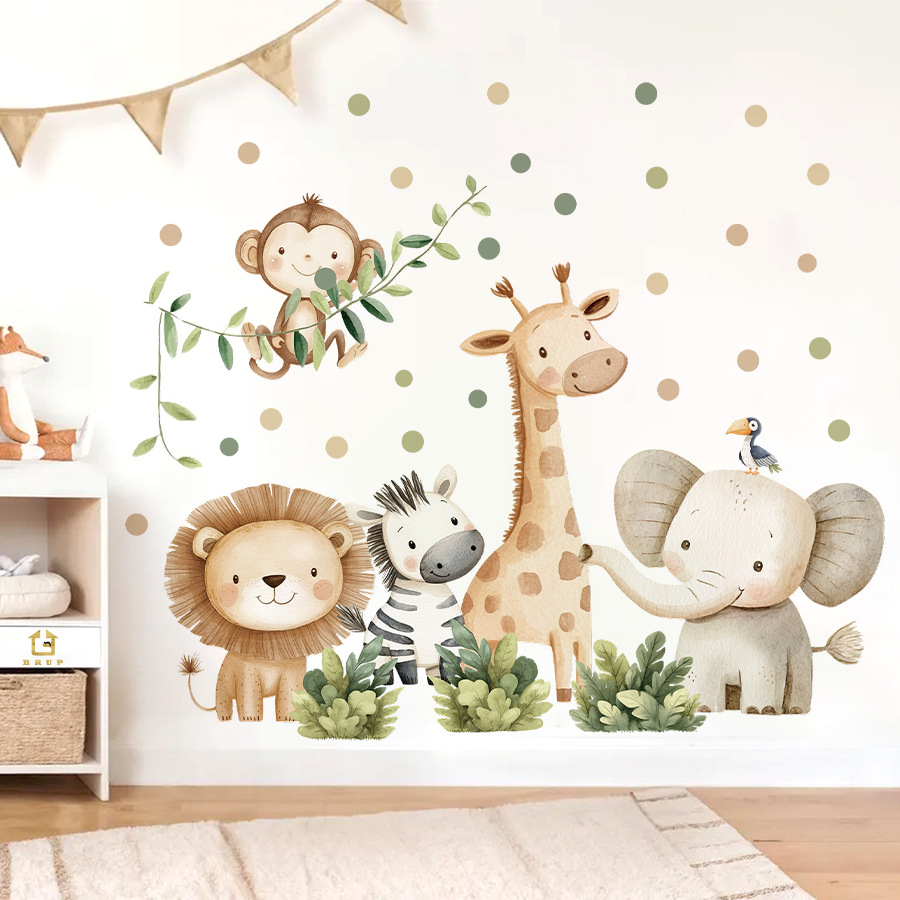 Boho 숲 동물 벽 스티커 어린이 방 소년 소녀 베이 - Baby Nursery Set Furniture 리뷰 및 가격
