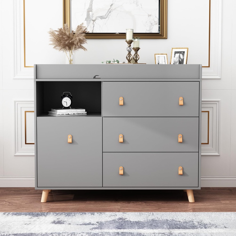 아기 옷장 겸 기저귀 교환대, 투인원 유아용 서랍장,  - Baby Nursery Chest Of Drawers 리뷰 및 가격