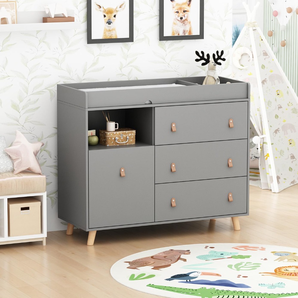 아기 옷장 겸 기저귀 교환대, 투인원 유아용 서랍장,  - Baby Nursery Chest Of Drawers 리뷰 및 가격