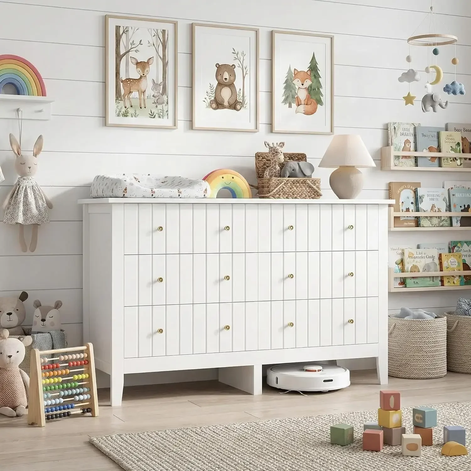 흰색 서랍장, 서랍장, 깊은 서랍이 있는 현대적인 6단 - Baby Nursery Chest Of Drawers 리뷰 및 가격