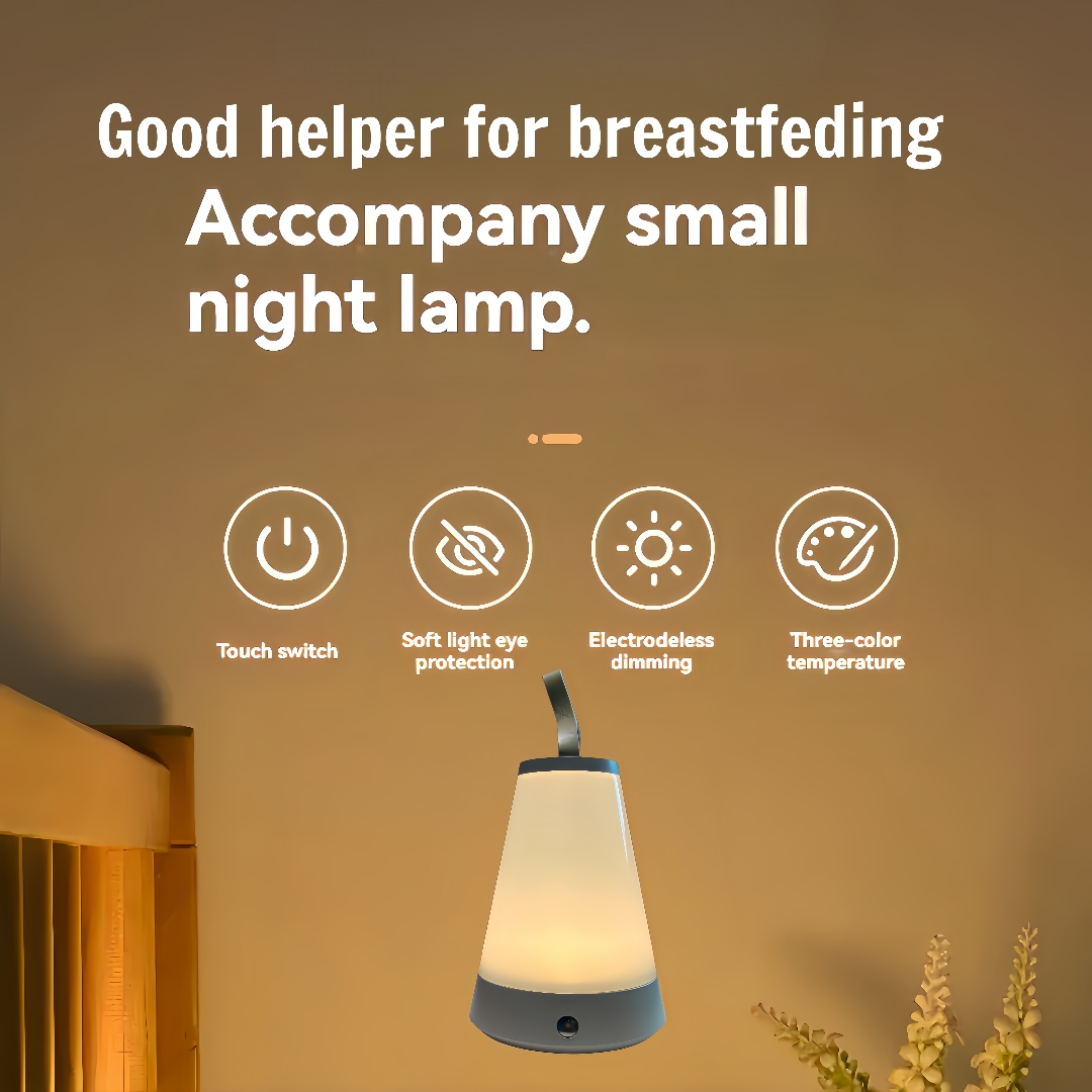 LED 야간 조명 침대 옆 램프 터치 컨트롤 조정 가능 - Baby Nursery Books 리뷰 및 가격