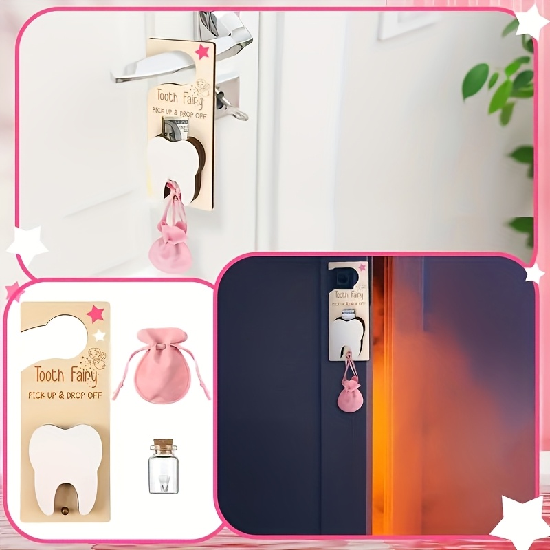 치아요정 문패 장식, 유치 보관함 세트 (나무 치아 펜 - Baby Keepsake Box 리뷰 및 가격