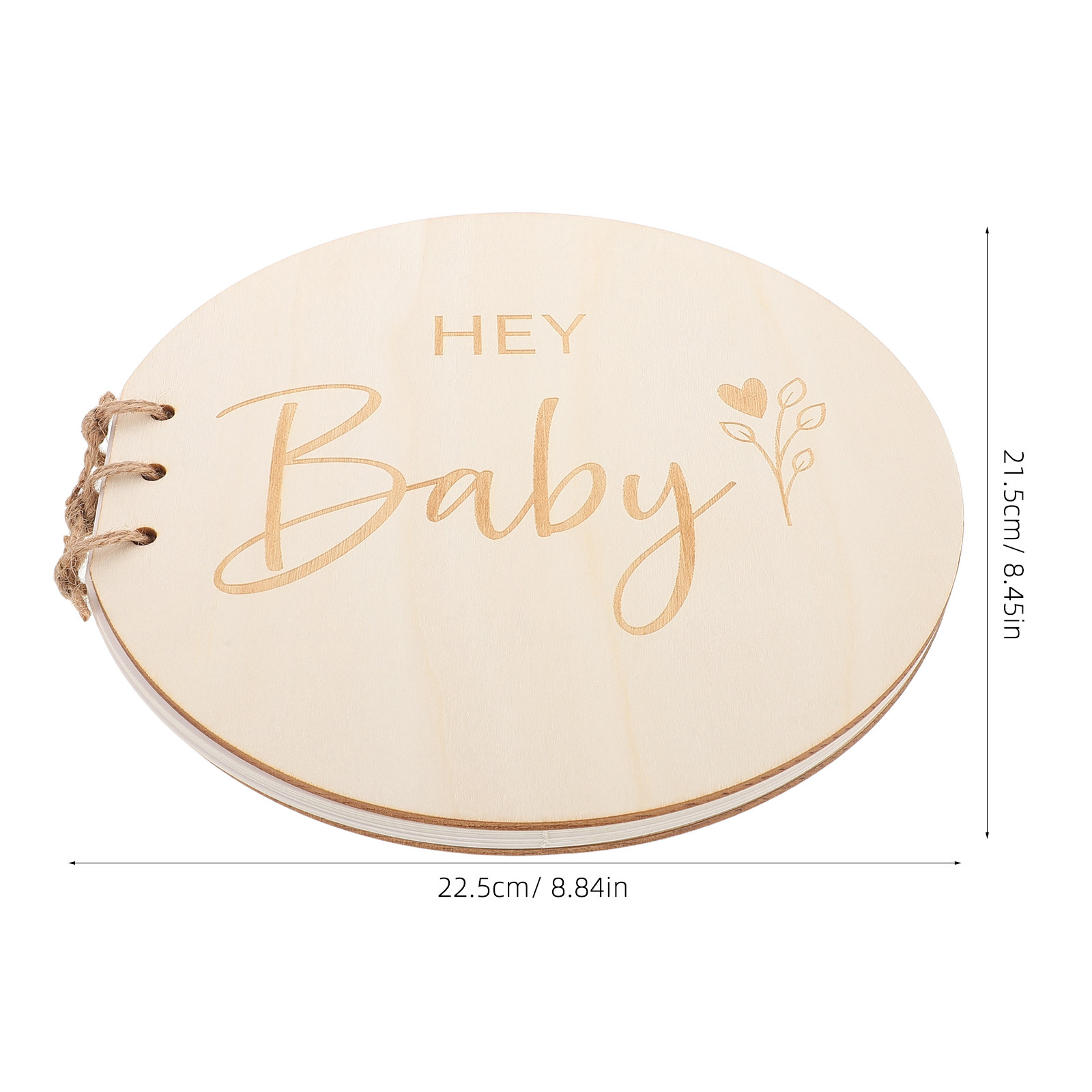 베이비 샤워 게스트북 나무 소재의 빈티지 서명북 천연  - Baby Nursery Books 리뷰 및 가격
