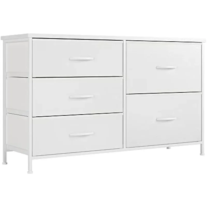 5개의 서랍이 있는 침실용 화이트 드레서, 어린이 침실 - Baby Nursery Chest Of Drawers 리뷰 및 가격