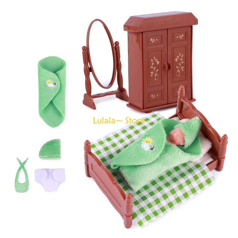 Y4QA 3 인치 미니어처 베이비 인형 현실적인 실리콘 - Baby Nursery Accessories 리뷰 및 가격