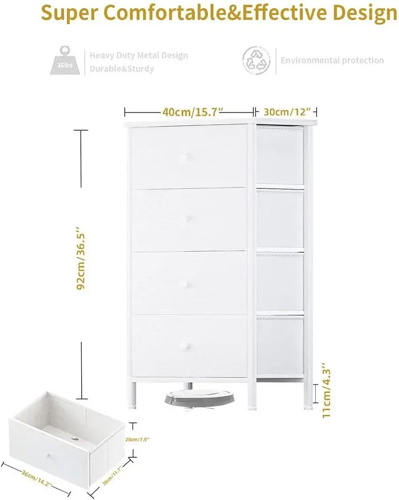 침실용 소형 화이트 서랍장, 4/5 서랍 - 옷장용 어 - Drawer Dresser White 리뷰 및 가격