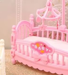 1:12 인형 집 미니어처 미니 아기 침대 요람 보육실 - Baby Nursery Accessories 리뷰 및 가격