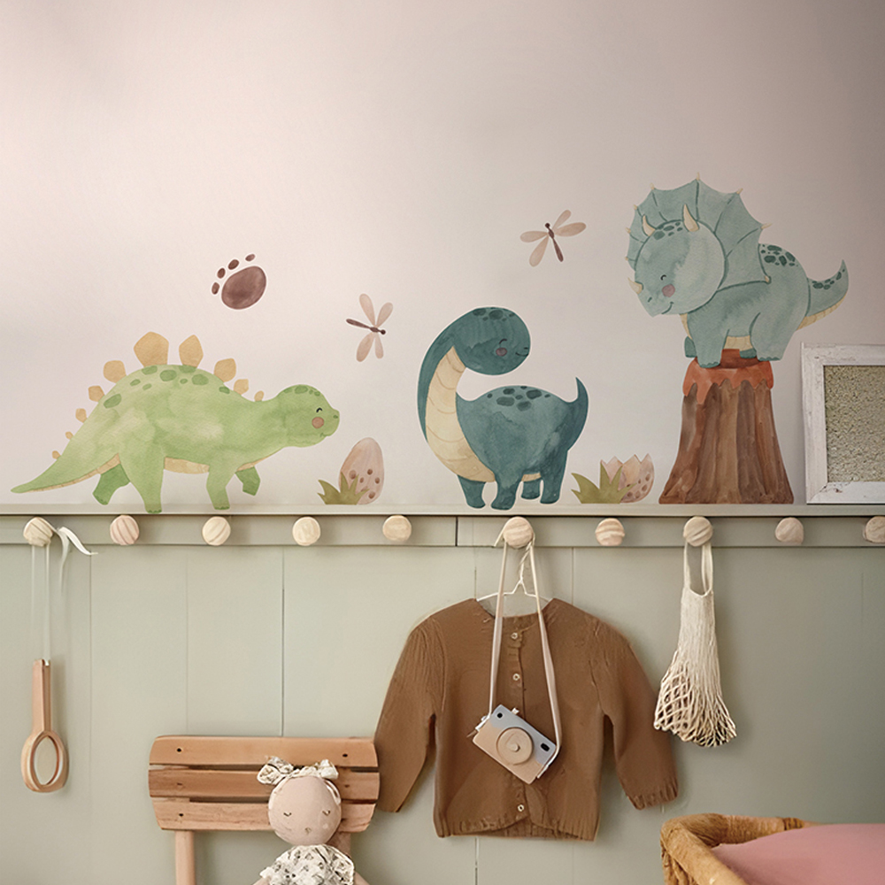 공룡 벽 데칼, 디노 알파벳 벽 스티커, 소년 소녀 어 - Baby Nursery Set Furniture 리뷰 및 가격
