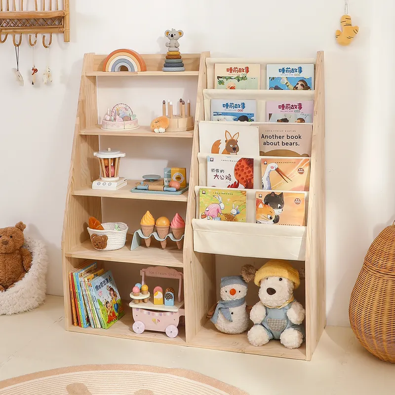 어린이용 2-in-1 장난감 수납 선반 및 책장, 유아 - Baby Nursery Books 리뷰 및 가격
